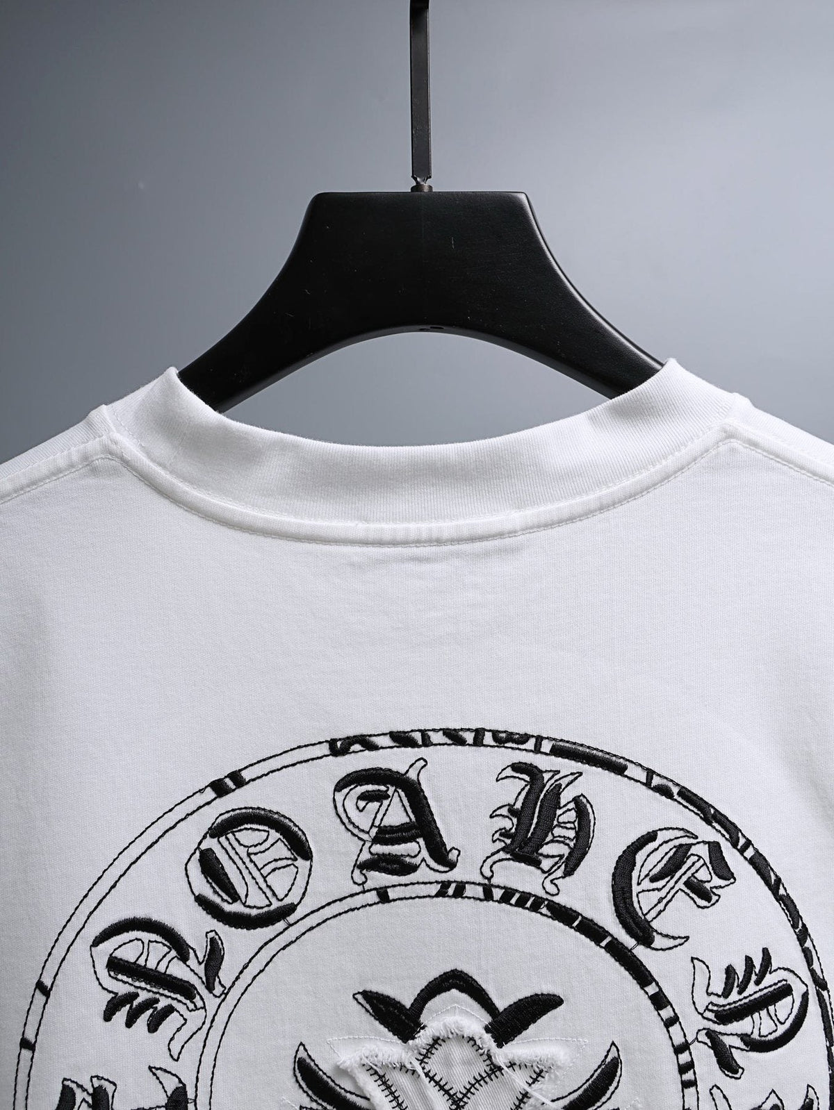 Chrome Hearts Floral Gothic Graphic T-Shirt