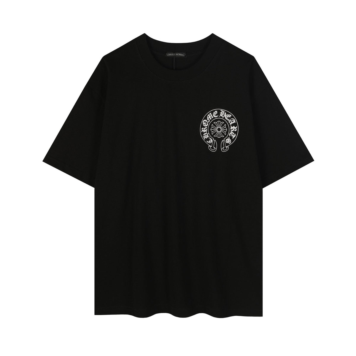 Chrome Hearts Horseshoe Floral Graphic T-Shirt