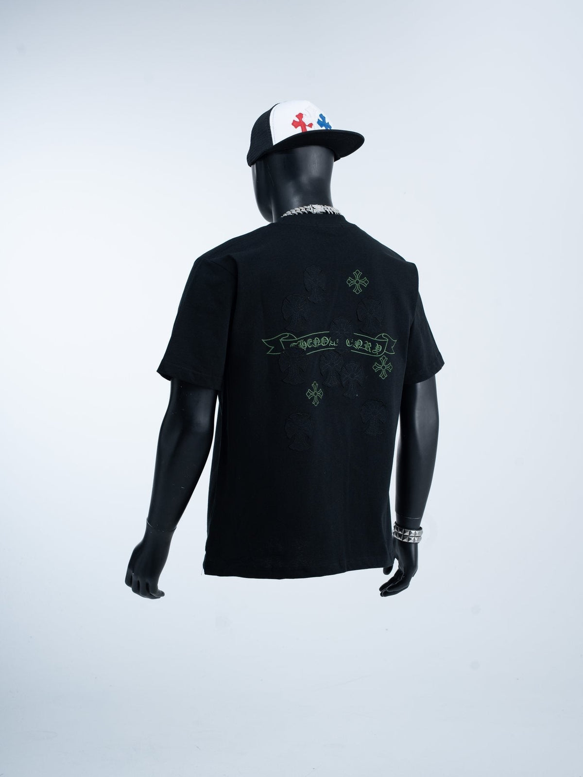 Chrome Hearts Cross Banner Graphic T-Shirt