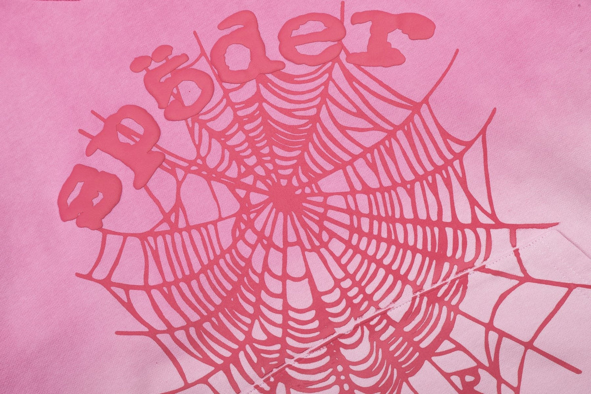 Sp5der Gradient Spider-Web Hoodie & Sweatpants Set