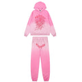 Sp5der Gradient Spider-Web Hoodie & Sweatpants Set