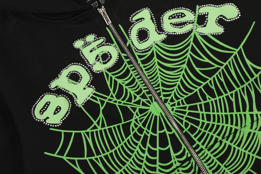 Sp5der Spider-Web Zip Hoodie