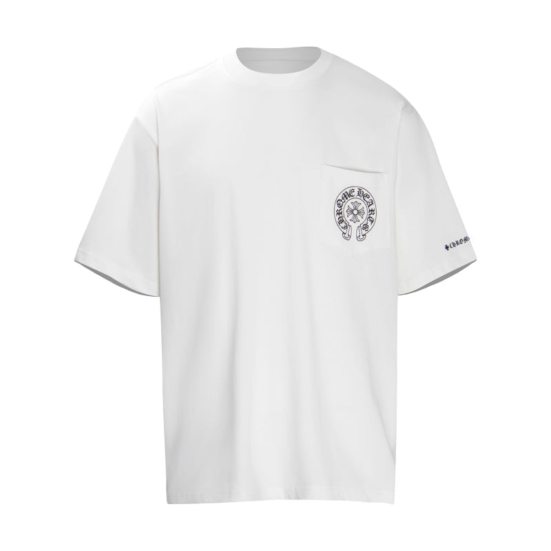 Chrome Hearts Classic Horseshoe Logo Short Sleeve T-shirt 6013