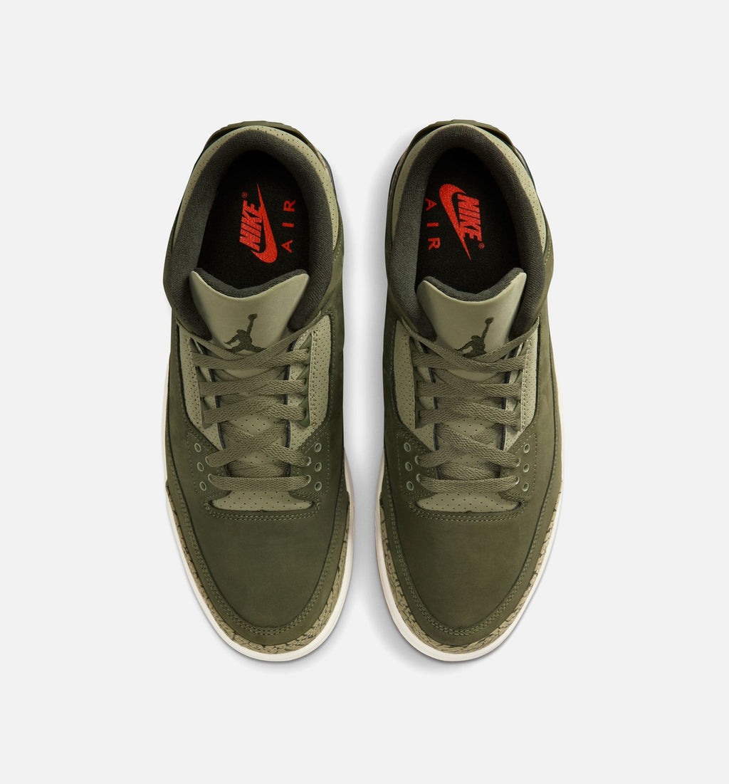 Air Jordan 3 Retro Medium Olive Men's Lifestyle Shoe