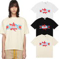 Rhude T-shirts Eagle Print Cotton Casual Short Sleeve Men and Women