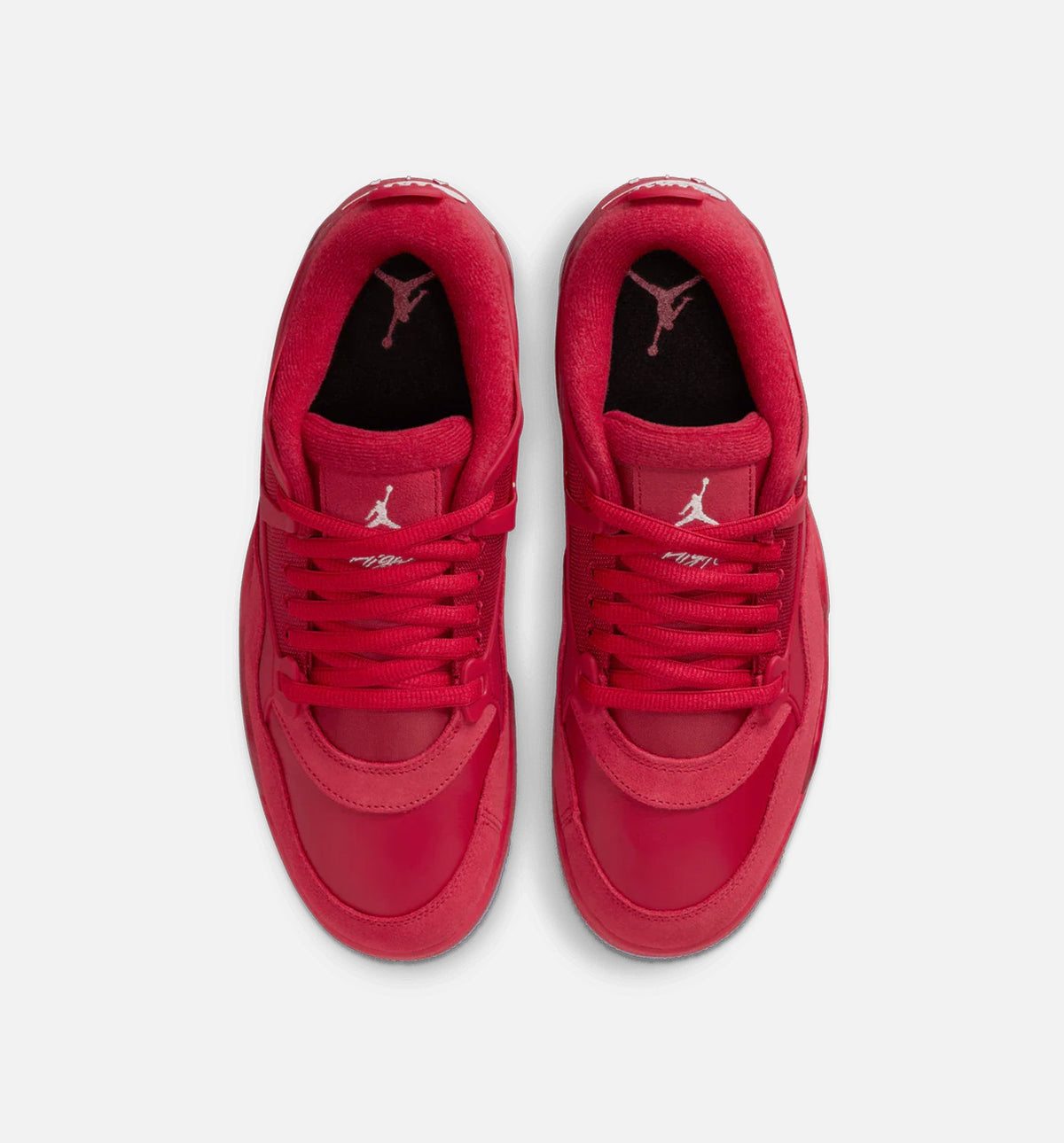 Air Jordan 4 RM Men's Sneakers - Varsity Red Blue Tint Black White