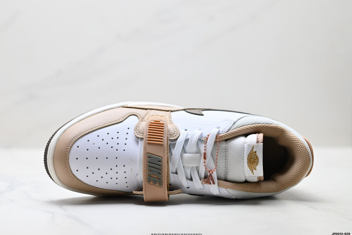 Jordan Legacy 312 Low White Tan Brown Sneakers