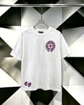 Chrome Hearts Circular Cross Floral Graphic T-Shirt
