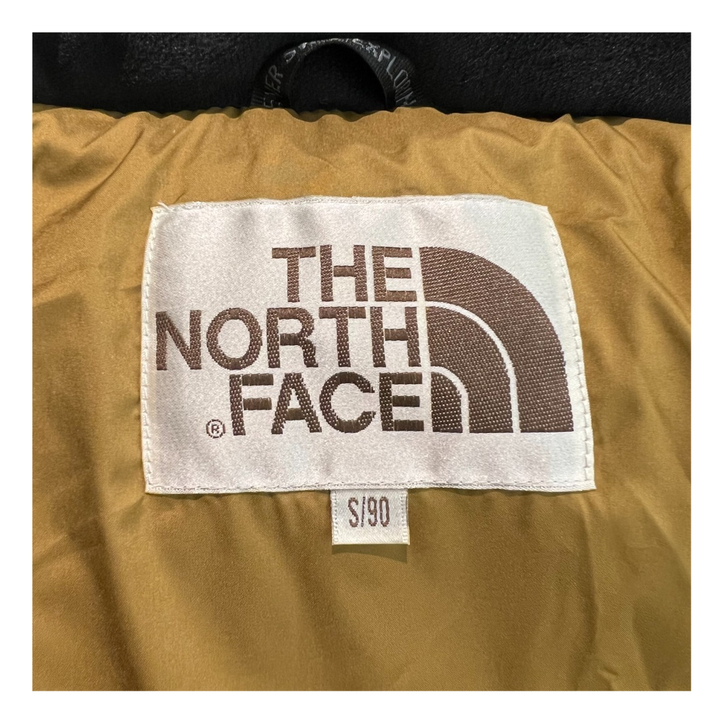The North Face Color Block Hooded Long Puffer Coat | Tan | Women's Winter Coat
