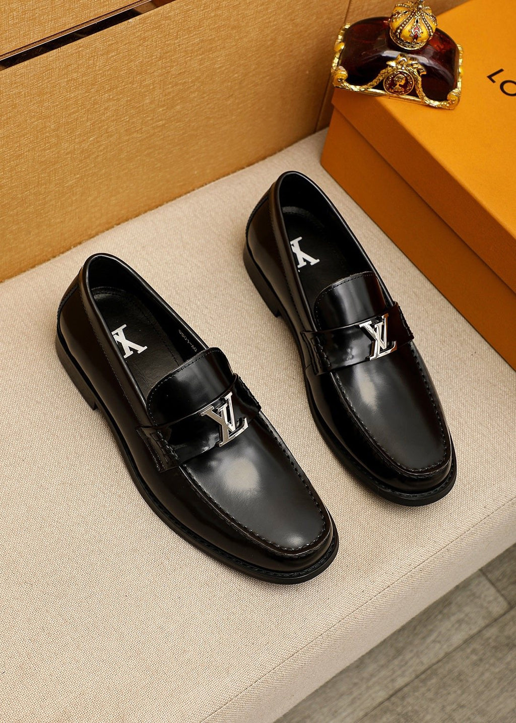 Louis Vuitton Black Hardware Loafers