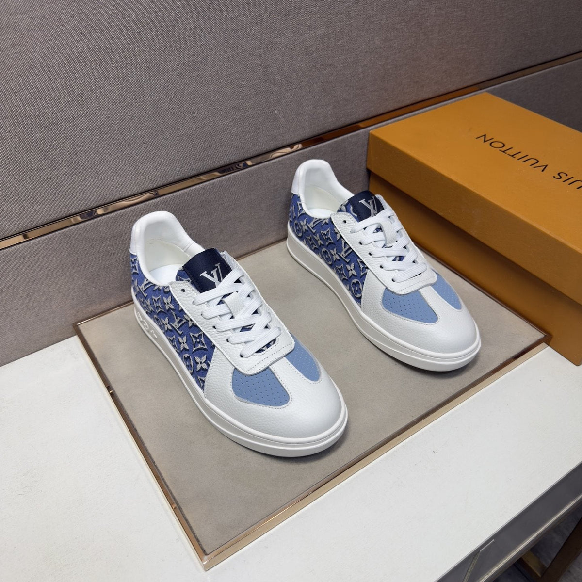 Louis Vuitton Patterned Panel Sneakers
