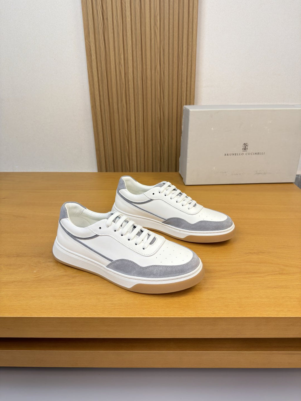 Brunello Cucinelli Color-Block Low-Top Sneakers
