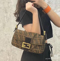 Fendi Monogram Flap Shoulder Bag