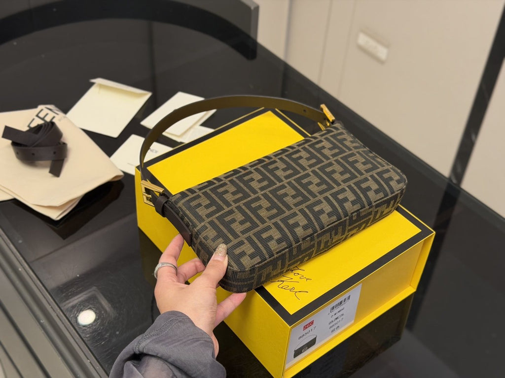 Fendi Monogram Flap Shoulder Bag