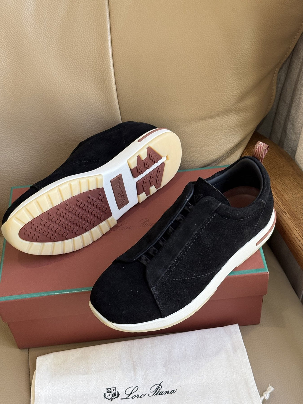 Loro Piana Slip-On Sneakers - Heel Pull Tab