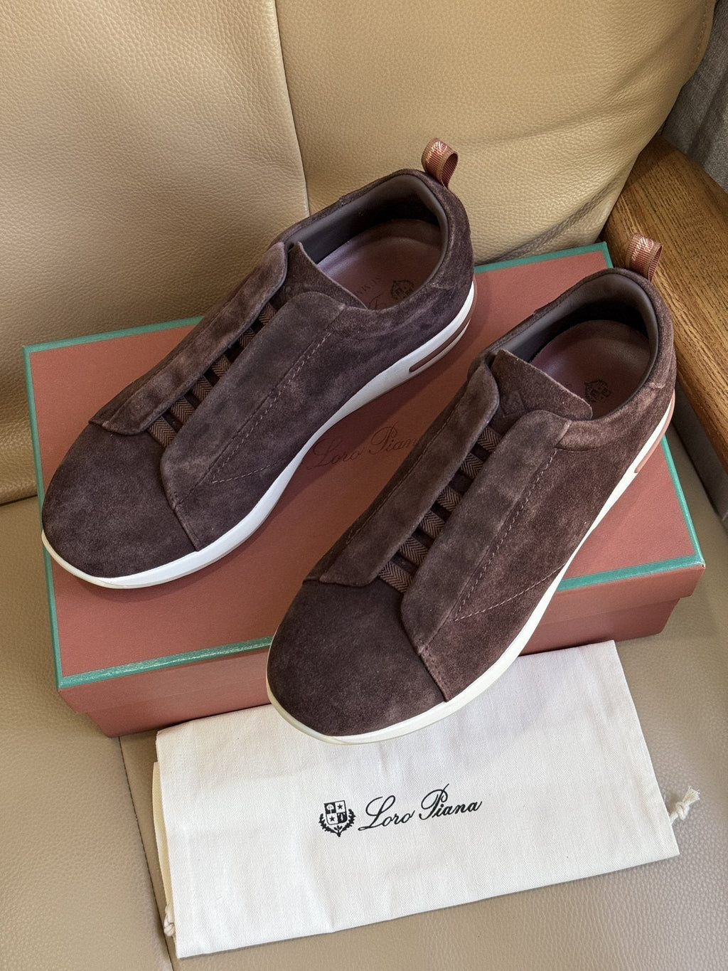 Loro Piana Slip-On Sneakers - Heel Pull Tab
