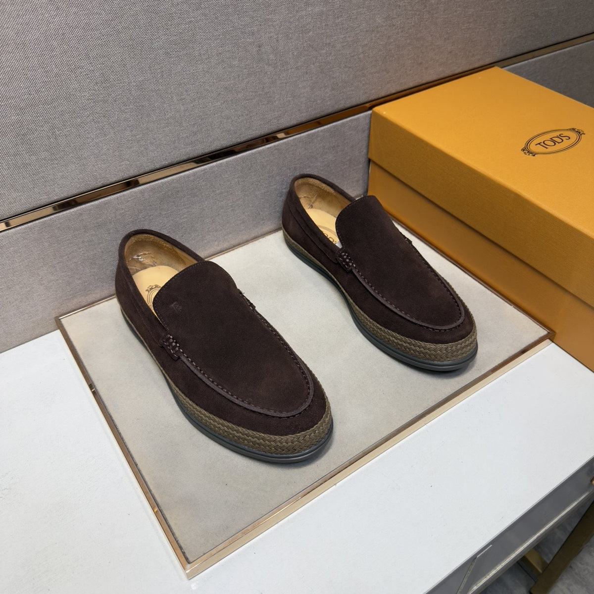 TOD'S Men's Textured Slip-On Loafers