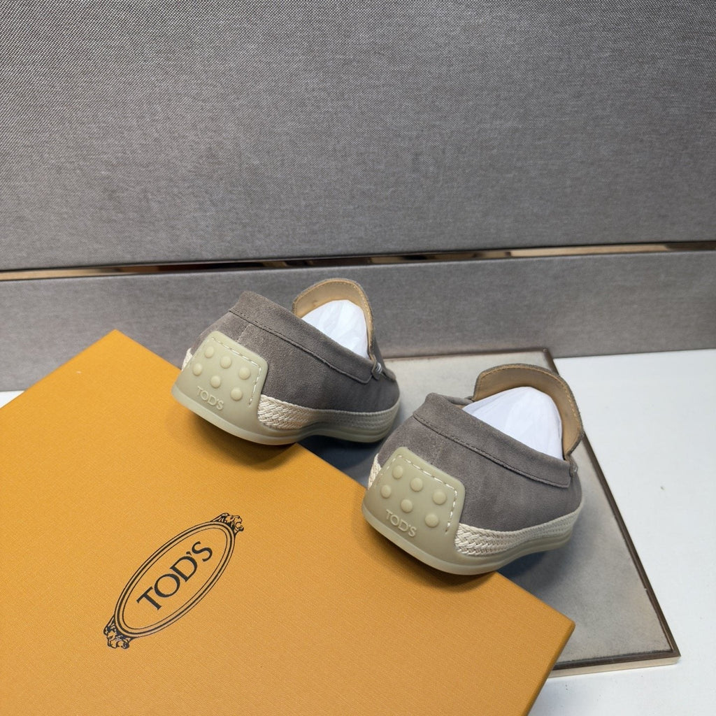 TOD'S Men's Textured Slip-On Loafers