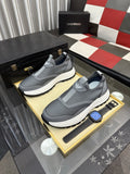 Armani Layered Slip-On Sneakers