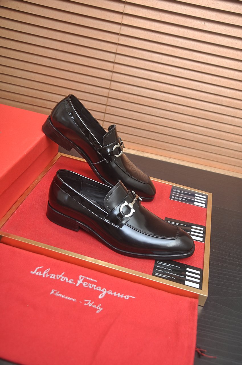 Salvatore Ferragamo Buckle Loafers