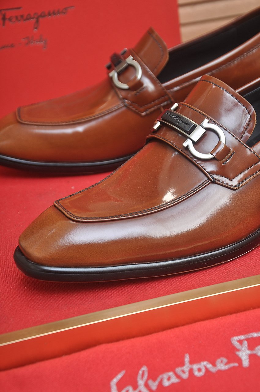 Salvatore Ferragamo Buckle Loafers
