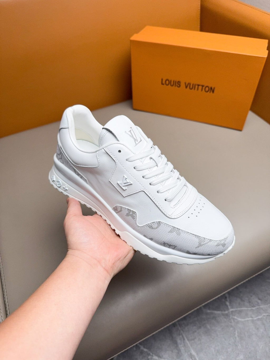Louis Vuitton Paneled Low-Top Sneakers - Padded Collar