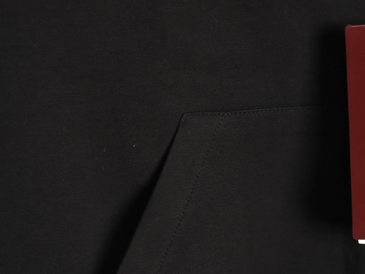Gucci Small-Logo Full-Zip Hoodie - Black