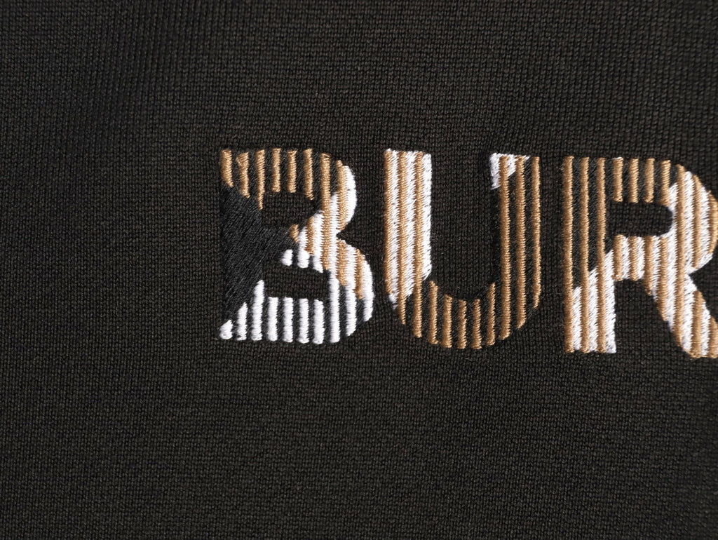 Burberry Multicolor Lettering Crewneck Sweatshirt - Black