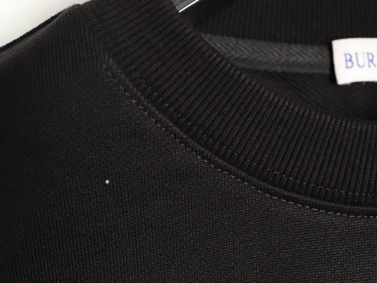 Burberry Multicolor Lettering Crewneck Sweatshirt - Black