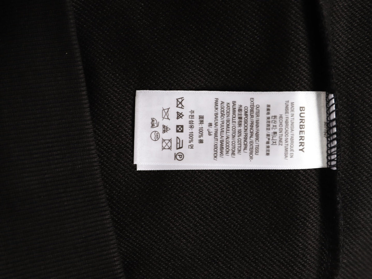 Burberry Multicolor Lettering Crewneck Sweatshirt - Black